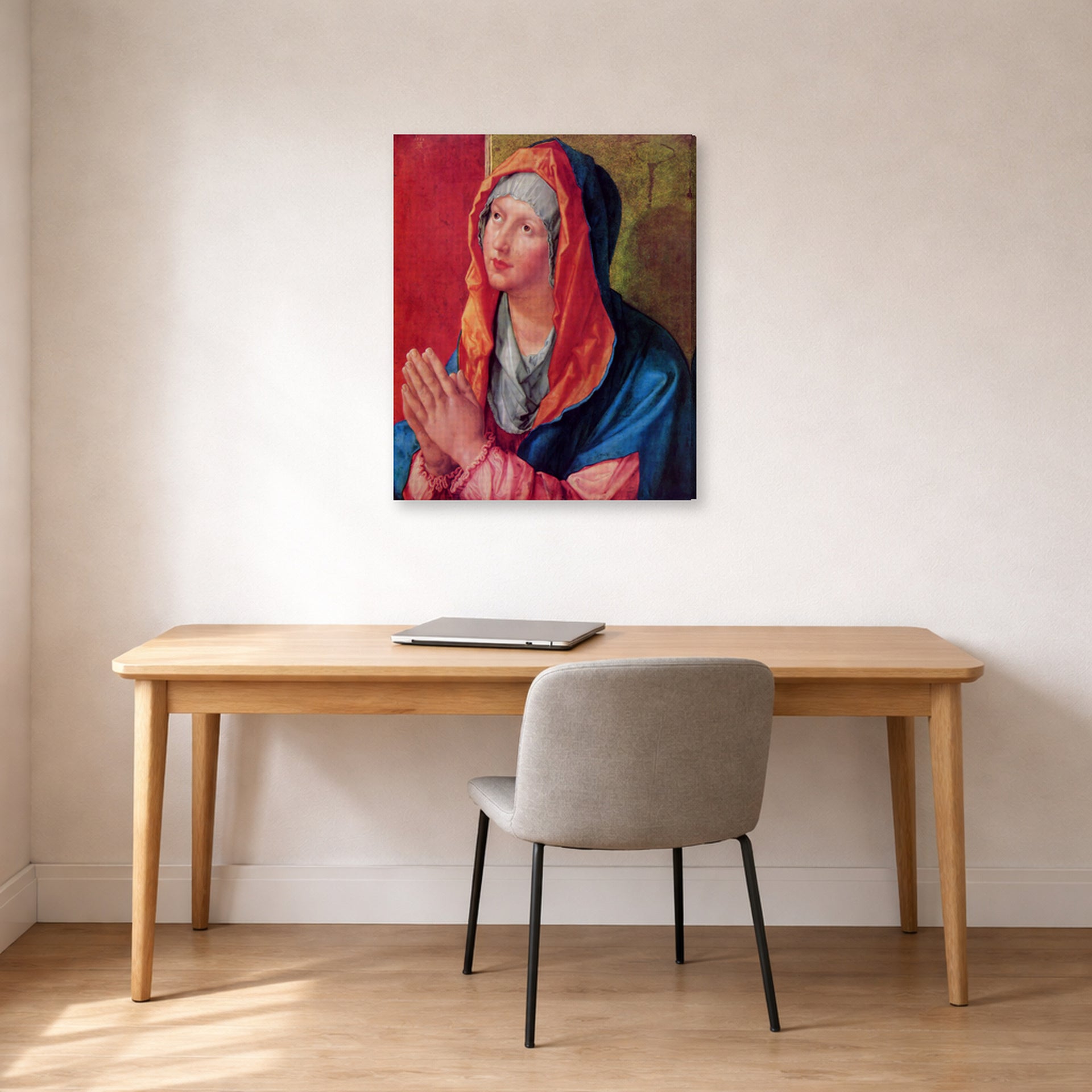 Albrecht Durer - The Virgin Mary in Prayer - gallery wrap lifestyle office