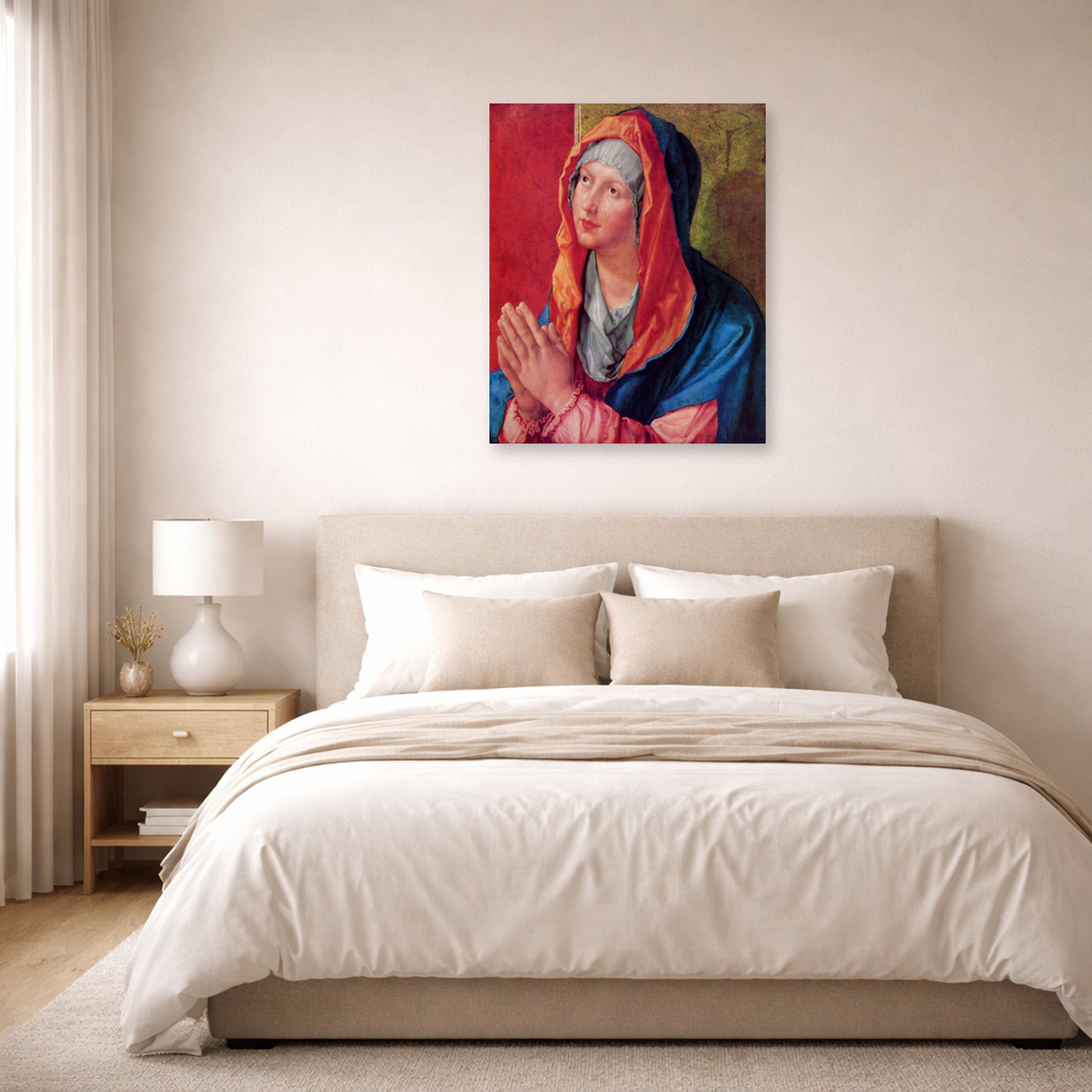 Albrecht Durer - The Virgin Mary in Prayer - poster print lifestyle bedroom unframed