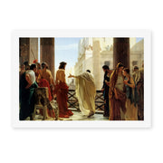 Antonio Ciseri's 'Ecce Homo' painting reproduced as a rolled canvas print