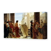 Antonio Ciseri's 'Ecce Homo' painting reproduced as a gallery-wrapped canvas print