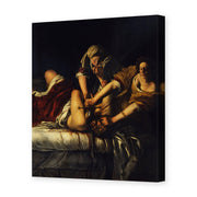 Artemisia Gentileschi's 'Judith Slaying Holofernes' painting reproduced as a gallery-wrapped canvas print