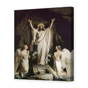 Carl Bloch's 'The Resurrection' painting reproduced as a gallery-wrapped canvas print