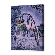Charles Burchfield's 'September Afterglow' painting reproduced as a gallery-wrapped canvas print