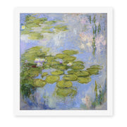 Claude Monet's 'Nympheas Water-lilies' painting reproduced as a rolled canvas print