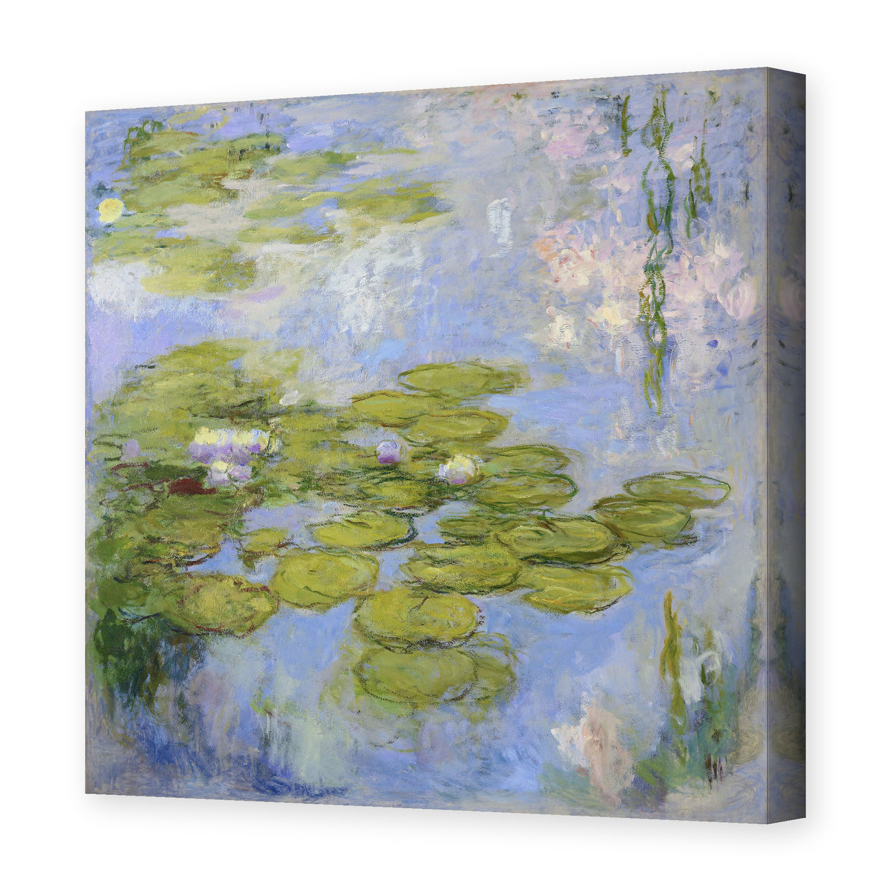 Claude Monet's 'Nympheas Water-lilies' painting reproduced as a gallery-wrapped canvas print