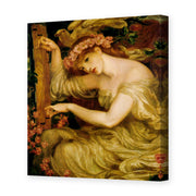 Dante Gabriel Rossetti's 'A Sea Spell' painting reproduced as a gallery-wrapped canvas print