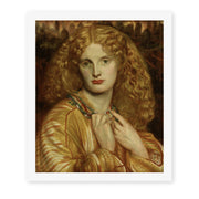 Dante Gabriel Rossetti's 'Helen of troy' painting reproduced as a rolled canvas print