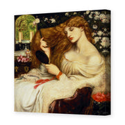 Dante Gabriel Rossetti's 'Lady Lilith' painting reproduced as a gallery-wrapped canvas print