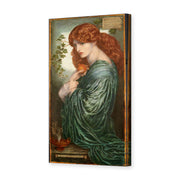 Dante Gabriel Rossetti's 'Proserpine' painting reproduced as a gallery-wrapped canvas print