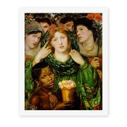 Dante Gabriel Rossetti's 'The Beloved' painting reproduced as a rolled canvas print
