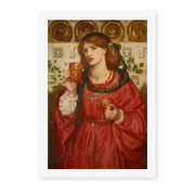 Dante Gabriel Rossetti's 'The Loving Cup' painting reproduced as a rolled canvas print