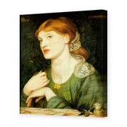 Dante Gabriel Rossetti's 'The Twig' painting reproduced as a gallery-wrapped canvas print