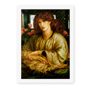 Dante Gabriel Rossetti's 'The Women's Window' painting reproduced as a rolled canvas print