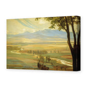 Diego Rivera's 'Avila Morning (The Ambles Valley)' painting reproduced as a gallery-wrapped canvas print