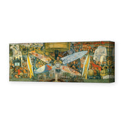 Diego Rivera's 'Man at the Crossroads' painting reproduced as a gallery-wrapped canvas print