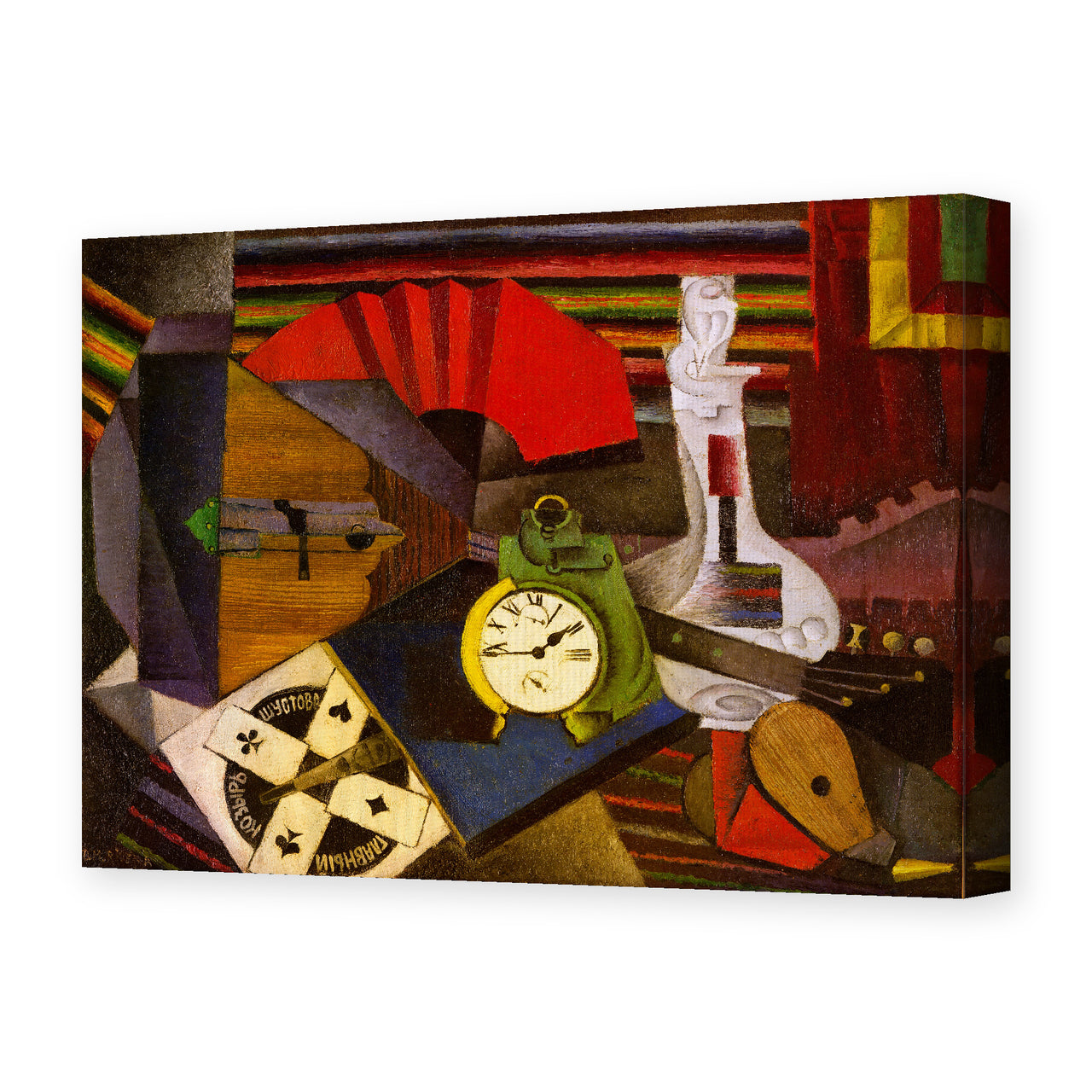 Diego Rivera's 'The Alarm Clock' painting reproduced as a gallery-wrapped canvas print