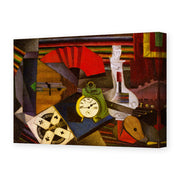 Diego Rivera's 'The Alarm Clock' painting reproduced as a gallery-wrapped canvas print