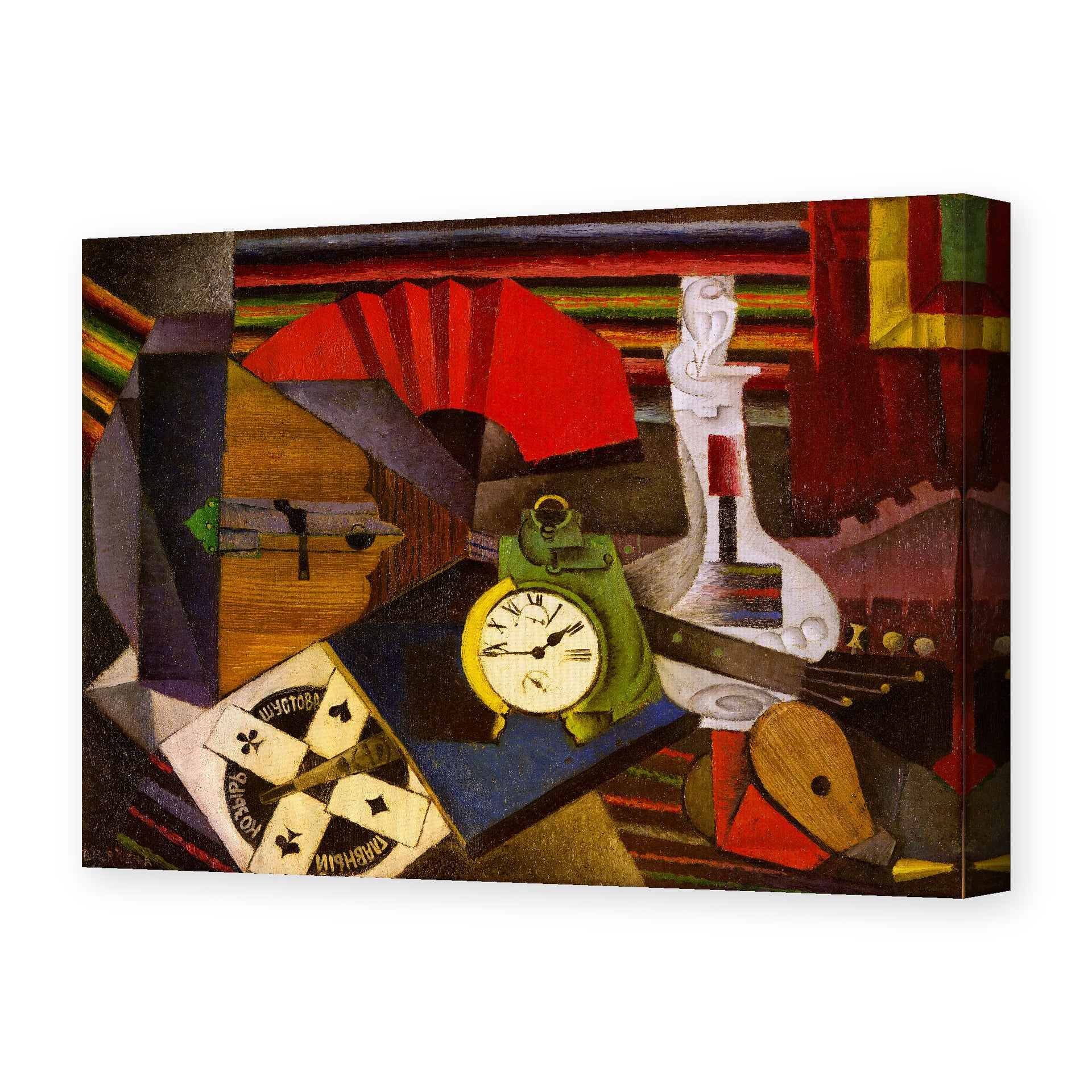 Diego Rivera's 'The Alarm Clock' painting reproduced as a gallery-wrapped canvas print