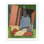 Diego Rivera's 'Urban Landscape' painting reproduced as a rolled canvas print