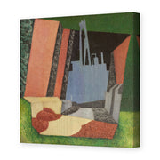 Diego Rivera's 'Urban Landscape' painting reproduced as a gallery-wrapped canvas print