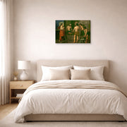 Diego Velazquez - Apollo in the Forge of Vulcan - gallery wrap lifestyle bedroom