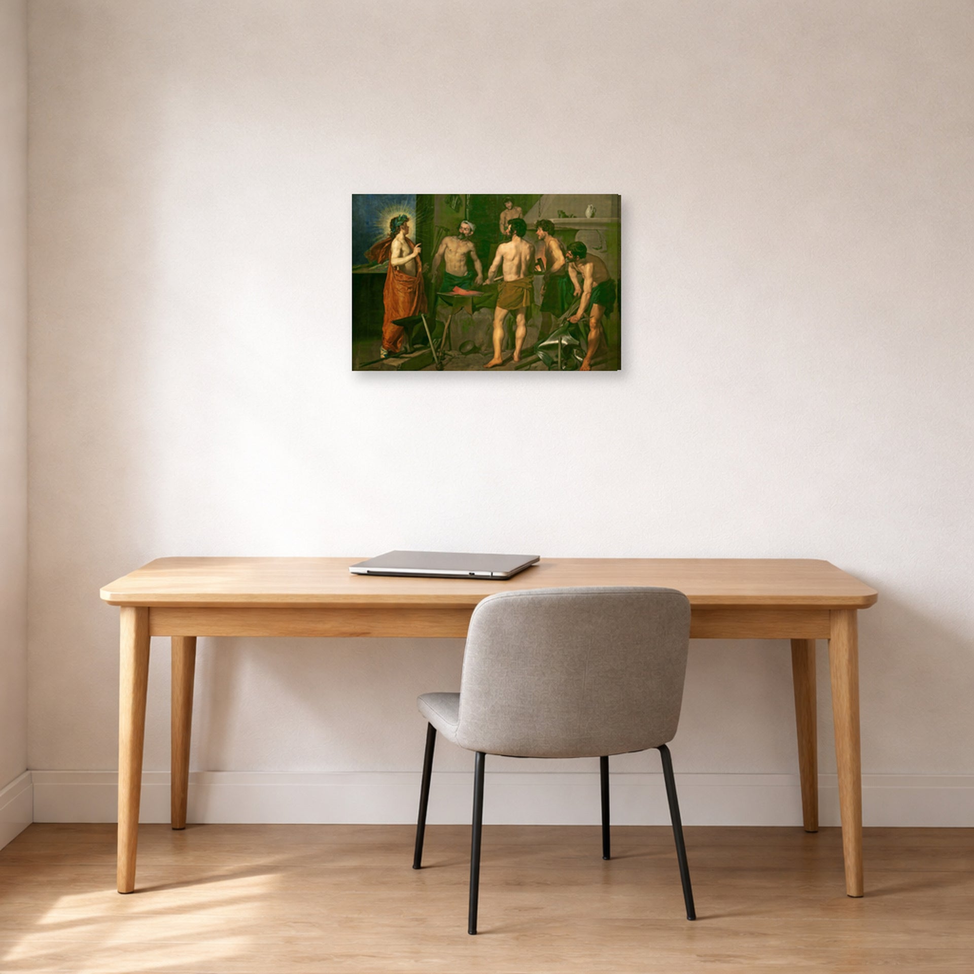 Diego Velazquez - Apollo in the Forge of Vulcan - gallery wrap lifestyle office