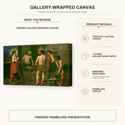 Diego Velazquez - Apollo in the Forge of Vulcan - gallery wrap product details infographic