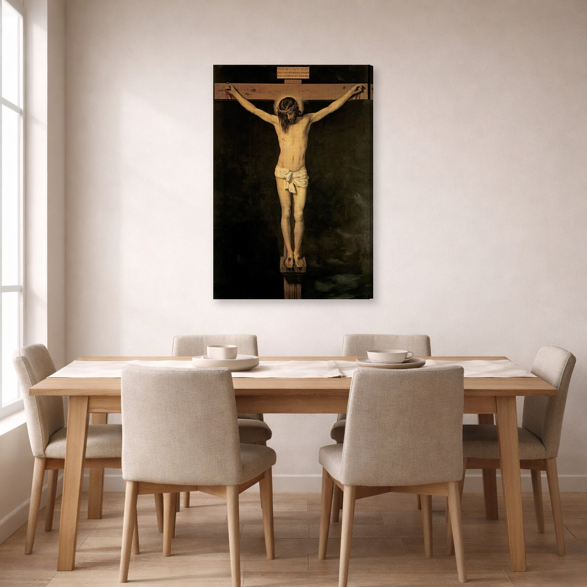 Diego Velazquez - Christ Crucified - gallery wrap lifestyle dining