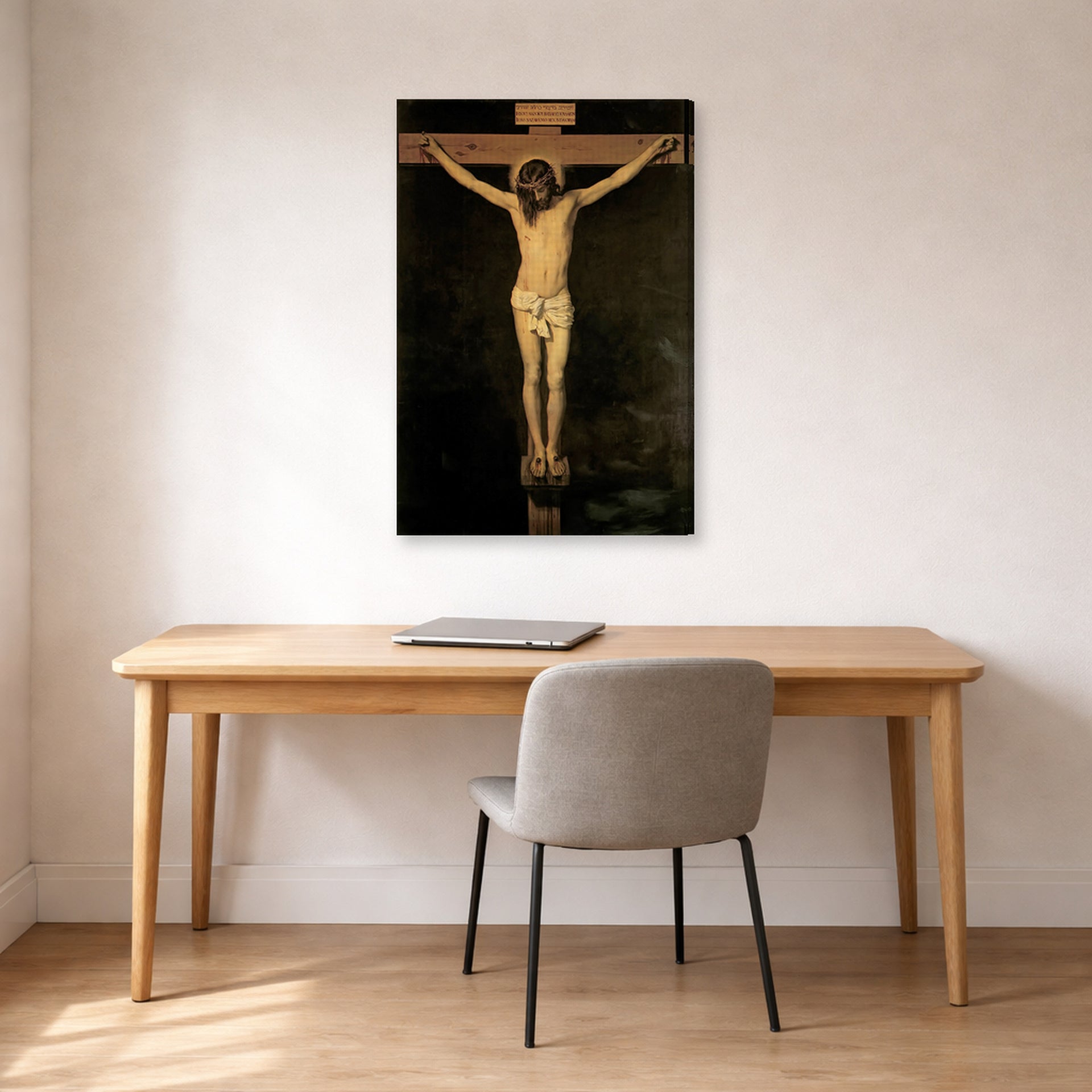 Diego Velazquez - Christ Crucified - gallery wrap lifestyle office