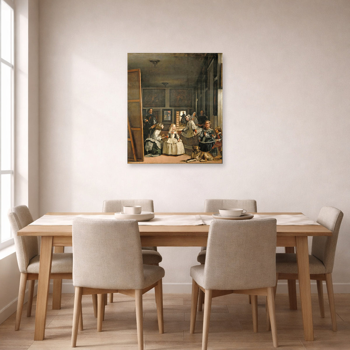 Diego Velazquez - Las Meninas - poster print lifestyle dining unframed