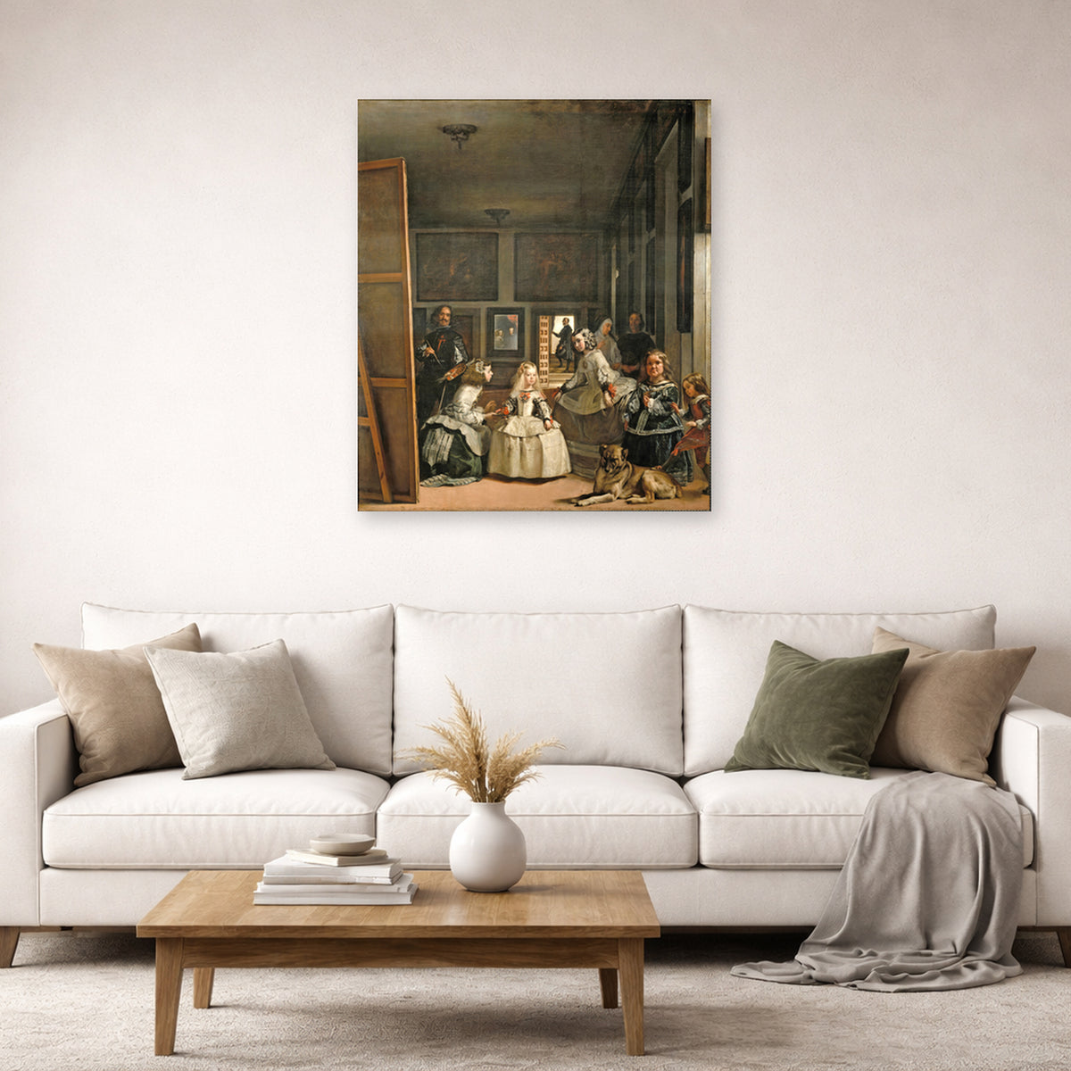 Diego Velazquez - Las Meninas - poster print lifestyle living room 2 unframed