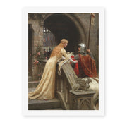 Edmund Blair Leighton's 'God Speed' painting reproduced as a rolled canvas print