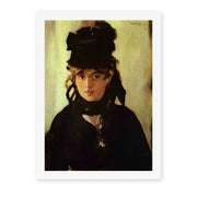 Edouard Manet's 'Berthe Morisot' painting reproduced as a rolled canvas print