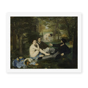 Edouard Manet's 'Luncheon on the Grass' painting reproduced as a rolled canvas print