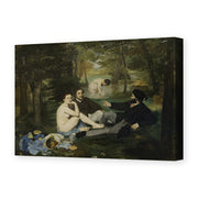 Edouard Manet's 'Luncheon on the Grass' painting reproduced as a gallery-wrapped canvas print