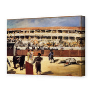 Edouard Manet's 'The Bullfight' painting reproduced as a gallery-wrapped canvas print