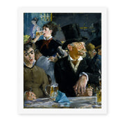 Edouard Manet's 'The Cafe Concert' painting reproduced as a rolled canvas print