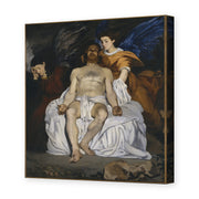Edouard Manet's 'The Dead Christ with Angels' painting reproduced as a gallery-wrapped canvas print