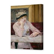 Edouard Manet's 'The Plum, National Gallery of Art' painting reproduced as a gallery-wrapped canvas print