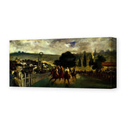 Edouard Manet's 'The Races at Longchamp' painting reproduced as a gallery-wrapped canvas print