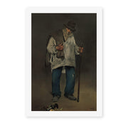 Edouard Manet's 'The Ragpicker, Norton Simon Museum' painting reproduced as a rolled canvas print