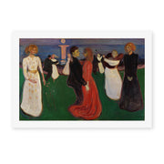 Edvard Munch's 'Dance of Life' painting reproduced as a rolled canvas print