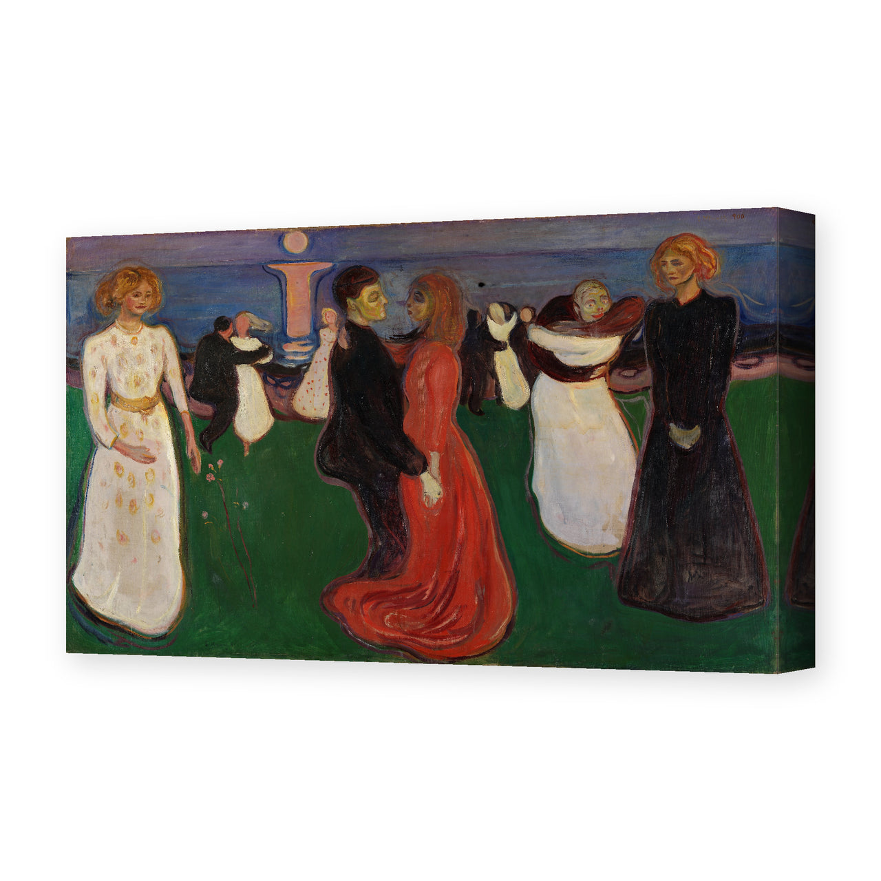 Edvard Munch's 'Dance of Life' painting reproduced as a gallery-wrapped canvas print