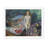 Edvard Munch's 'Death of Marat' painting reproduced as a rolled canvas print