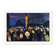 Edvard Munch's 'Golgotha' painting reproduced as a rolled canvas print