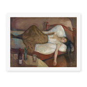 Edvard Munch's 'The Day After' painting reproduced as a rolled canvas print