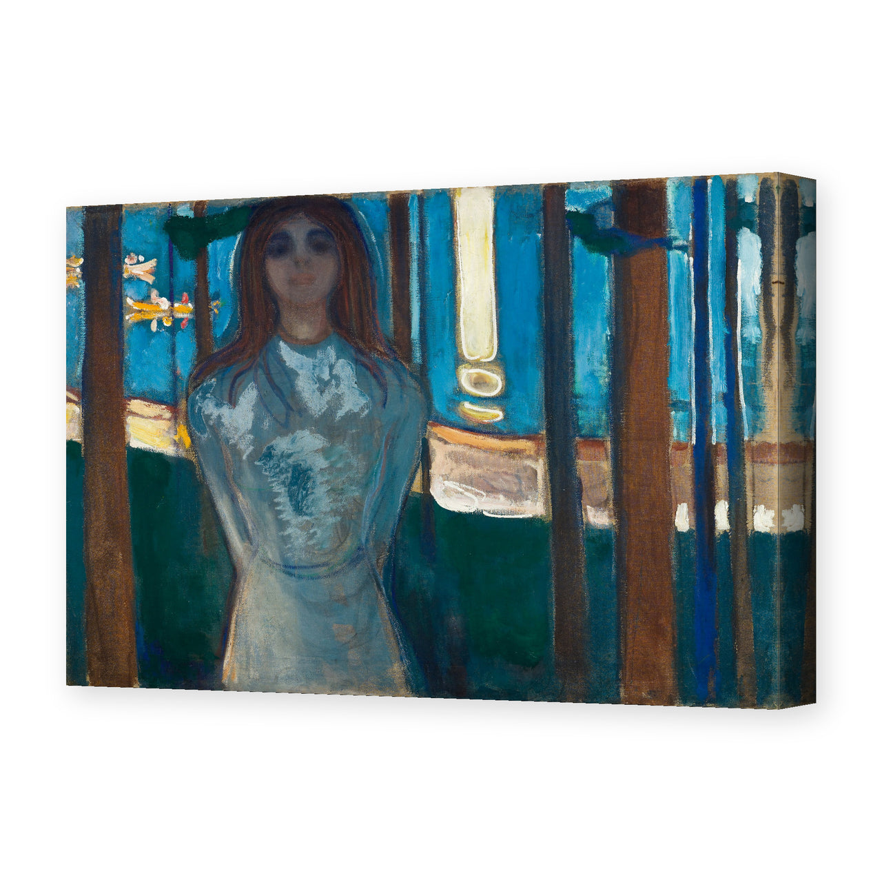 Edvard Munch's 'The Voice, Summer Night' painting reproduced as a gallery-wrapped canvas print