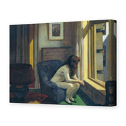 Edward Hopper's 'Eleven A.M. (11 am)' painting reproduced as a gallery-wrapped canvas print