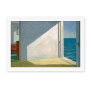 Edward Hopper's 'Rooms By The Sea' painting reproduced as a rolled canvas print