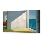Edward Hopper's 'Rooms By The Sea' painting reproduced as a gallery-wrapped canvas print